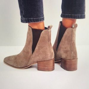 Dune Suede Heeled Chelsea Boots
